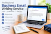write professional business email