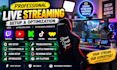 obs setup, obs studio, live streaming, streamlabs, twitch and youtube streaming