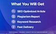 do professional article and blog writing