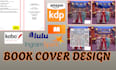 design book cover edit, format book cover for amazon kdp book cover redesign