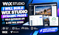 build wix studio dynamic pages, velo database API, and fix wix speed