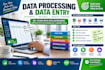 provide accurate data processing and data entry services
