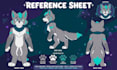 create custom furry reference sheet fursona ref sheet furry oc anthro nsfw