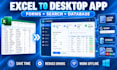 convert excel spreadsheets into windows desktop apps