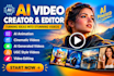 create ai animation creator cinematic ai video editing  ai generated video ugc