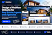 design a webflow website for real estate agents and agencies