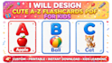 desing flash cards a to z
