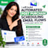 build automated post purchase scheduling email flows compliant with tos