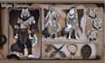 do detailed anthro oc ref sheet fursona sona reference sheet character design