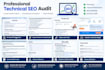 deliver an technical SEO audit and competitor analysis