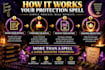 cast a protection spell to shield you from negative energy