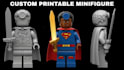 do custom lego minifigure and accessories for 3d printing and shipping