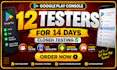 12 testers 20 testers for 14 days closed testing goggle play console 12 testers