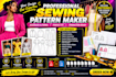 create digital sewing pattern maker grade for custom sewing patterns garment pdf