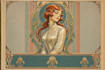 draw anything in art nouveau style