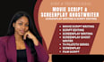 screenplay writing script editing movie script ghostwriter feature film script