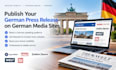 do publish german press release in german media sites