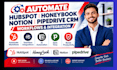 integrate hubspot honeybook notion pipedrive crm automation workflow