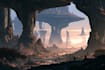 draw a detailed post apocalyptic scene for games
