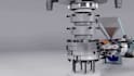 create 3d plastic extrusion machine and manufacturing animation