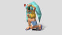 create stylized low poly game character, ps1 ps2 n64 character, retro horror 3d