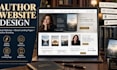 do author website, book author website, ebook website, author landing page