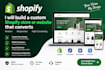 build a custom shopify store or shopify website