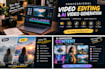 do professional video editing and ai video generation