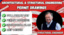 create north carolina, texas and utah architectural, structural permit drawings