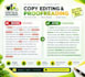 refine your work and do professional copy editing