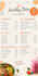 design a professional restaurant food menu