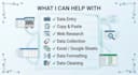 accurate data entry and web research