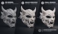 create custom 3d printable cosplay masks, helmets and stl files