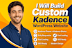 build custom kadence wordpress website using kadence theme and kadence blocks