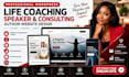 design wordpress life coaching website speaker website and consulting website