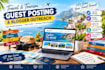 build high da travel backlinks through tourism guest posts