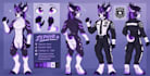 draw detailed furry reference sheet fursona character furry ref sheet oc design