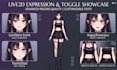 design 2d vtuber model nsfw vtuber rigging live2d anime vtuber model and rigging