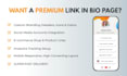 design custom linktree and taplink bio link page