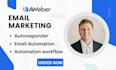 setup aweber email automation aweber autoresponer email marketing