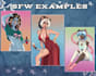 sfw and nsfw anthro and humanoid characters
