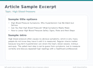write an evidence based SEO health article