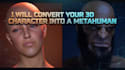 convert your 3d character into a metahuman