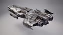 create game ready 3d spaceship model unreal engine unity game asset sci fi