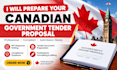 prepare your canadian government tender proposal