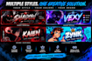 design custom gaming and streaming graphics