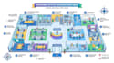 design 3d isometric festival map, office navigation map and infographic map