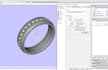 create a custom 3d ring design jewelry cad model  realistic render