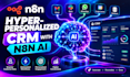build n8n ai agent for hyper personalized CRM automation workflows