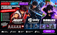 create mugen, unity, roblox fighting game characters and animations